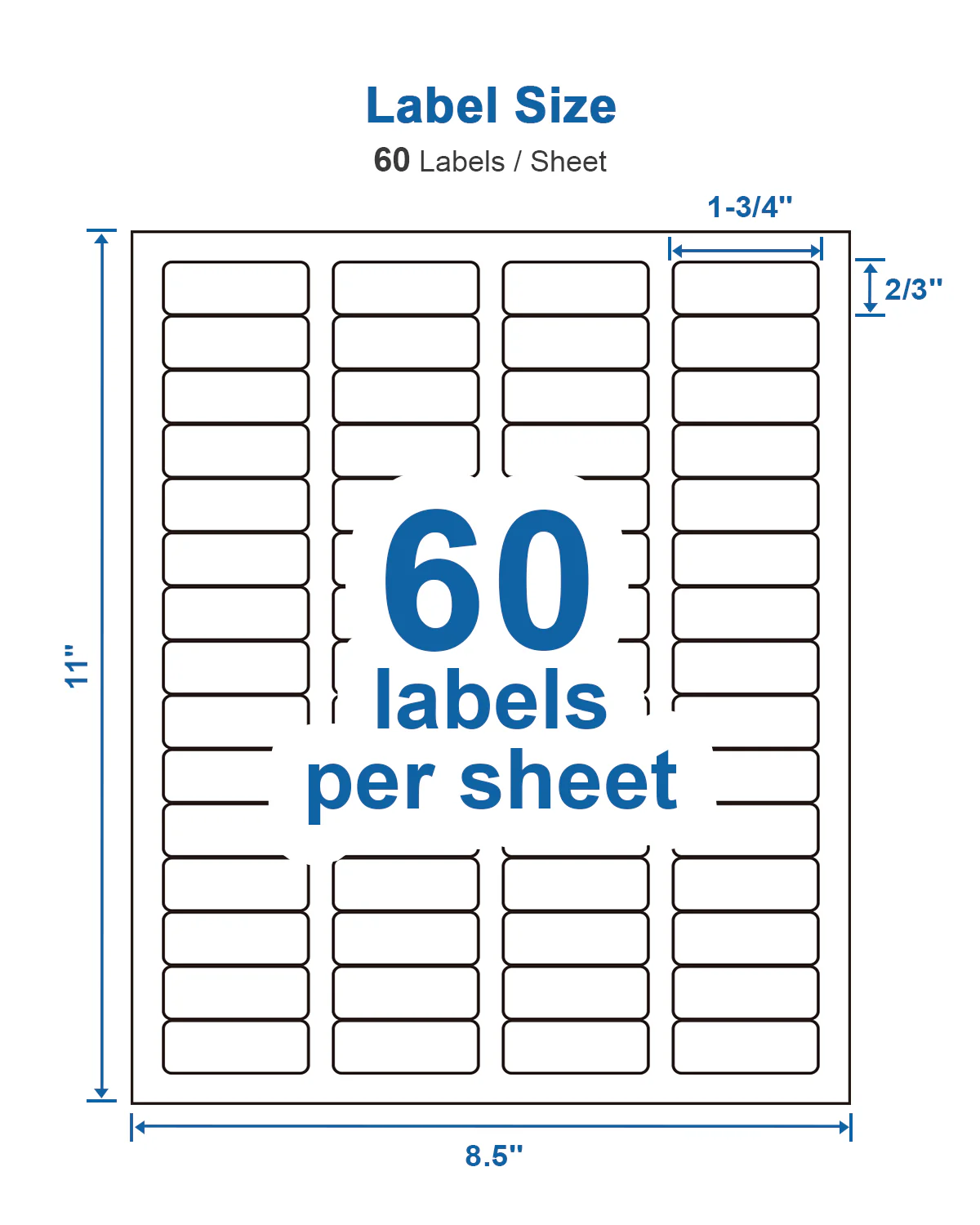 3-1/3x4 Shipping Address Labels, POLONO Shipping Labels for Laser & Inkjet Printers, 150 Mailing Labels, 6 Label/Sheet, Address Labels,SKU Labels - Image 6
