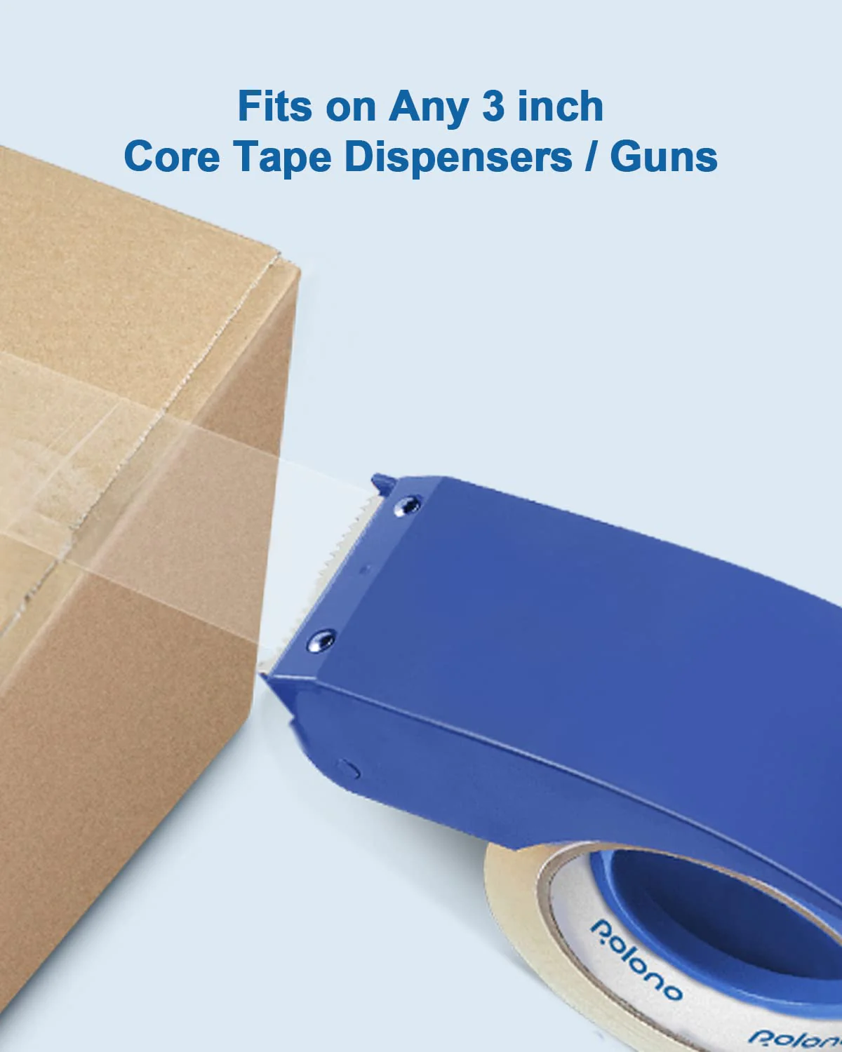 Clear Packing Tape, POLONO 12 Rolls Heavy Duty Packing Tape for Moving Boxes, 2.7 mil, 1.88" x 60 Yd, Total 720Y, Clear Packing Tape Refill for Shipping, Moving, Mailing and Storage, 3" Core - Image 4