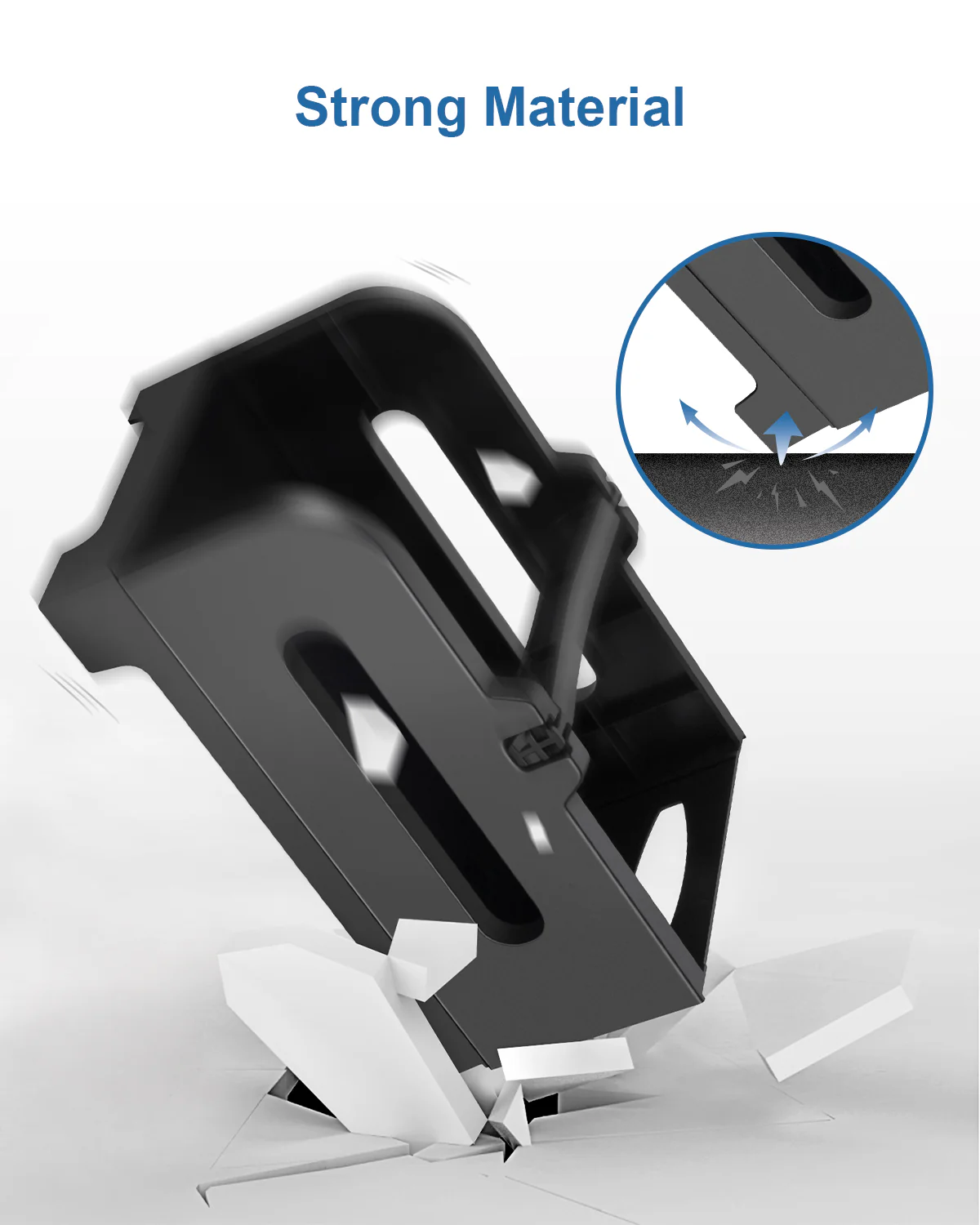 Label Holder, POLONO Thermal Label Holder for Fan-Fold and Roll Labels, Shipping Label Holder Work with Shipping Label Printer and Thermal Labels - Image 6