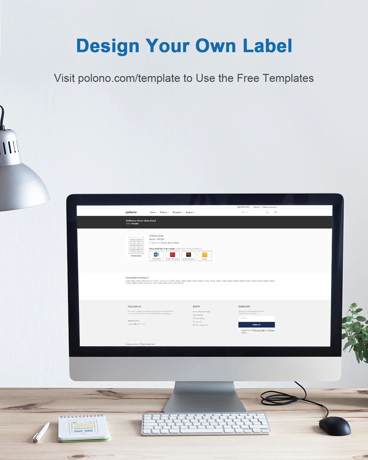 Mailing Address Labels, POLONO 1" x 2-5/8" Shipping Address Labels for Inkjet & Laser Printers, Strong Adhesive Return Address Labels for Packages, FBA and SKU, Easy to Peel (50 Sheets, 1500 Labels) - Image 5