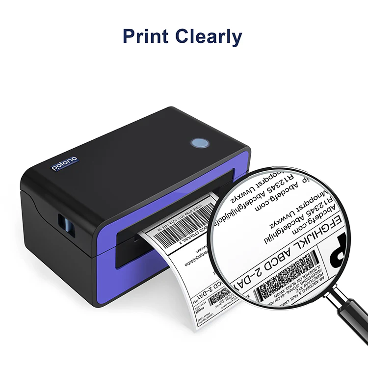 Polono 4"x6" Direct Thermal Shipping Labels, Perforated Postage Thermal Shipping Labels Compatible with MUNBYN, Rollo, Zebra, Fan-Fold Labels, Permanent Adhesive, Commercial Grade, 500 Labels - Image 3
