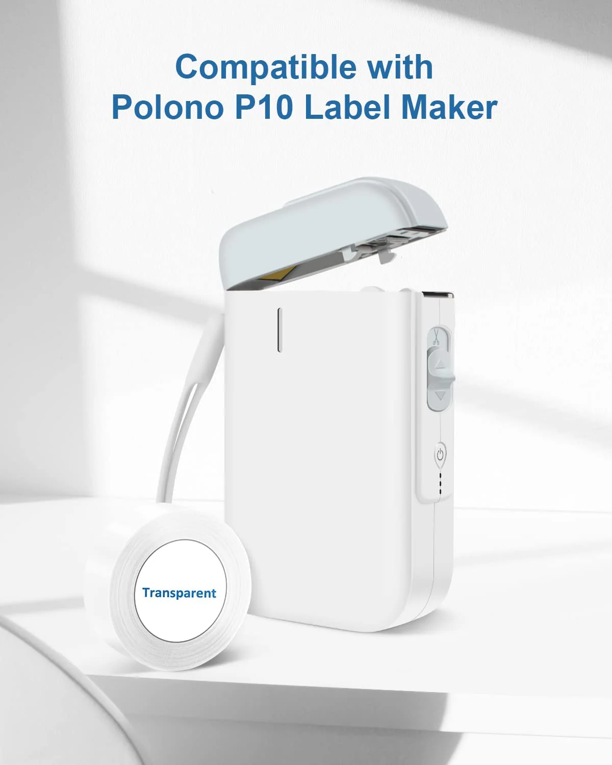 POLONO P10 Label Tape Reel 0.59"×23ft (15mm×7m)Waterproof Tear-Resistant Sticker Labels Compatible with Polono Bluetooth Label Maker Thermal Printing Label Paper for Home Office School (Transparent) - Image 7